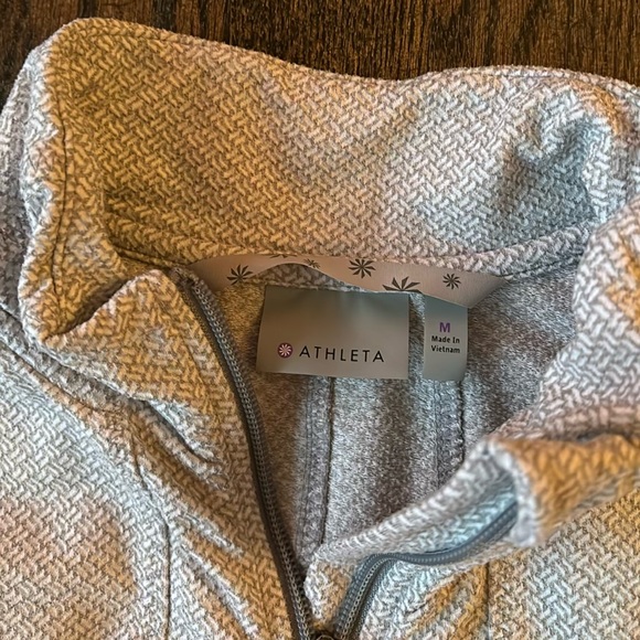 Athleta Gray Zip Up - Picture 2 of 2
